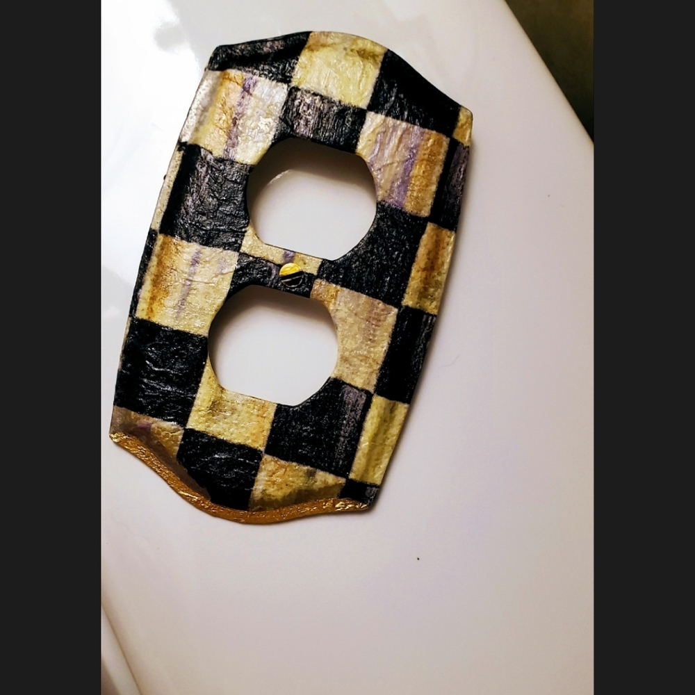 ♥︎ONE ROCKER♥︎ Steel Mackenzie Childs Decoupage
